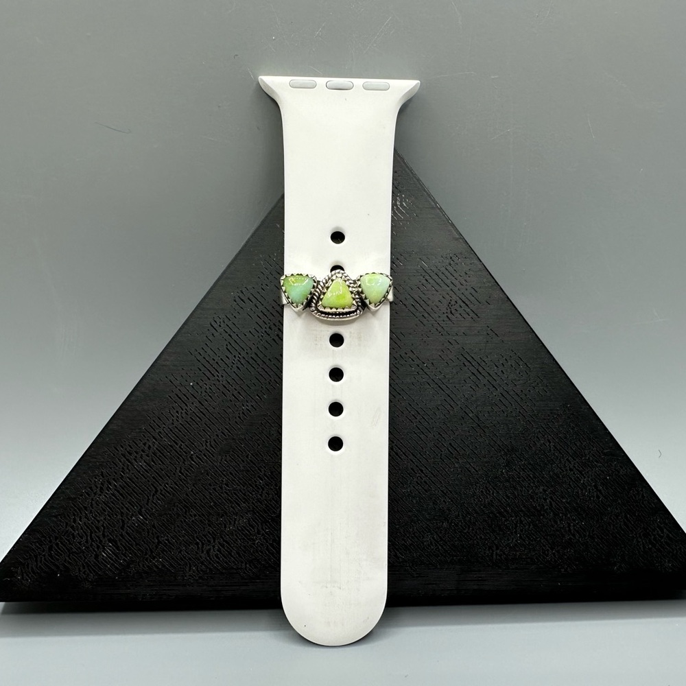 ⌚Palomino Turquoise Sterling Silver 925 Watch Band Charm Handmade Apple iWatch